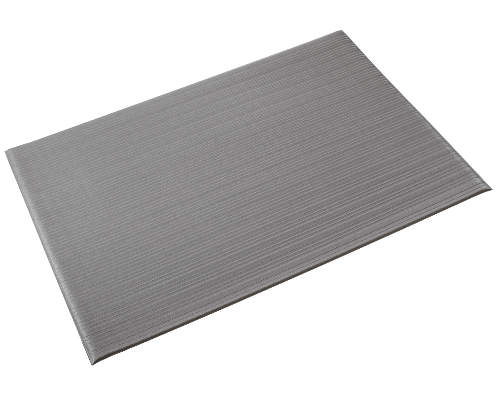 Crown Mats - Beveled-Edge Anti-Fatigue Floor Mat - 2' x 5' - Pebble